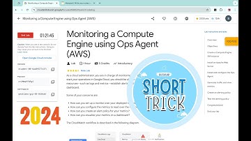 Monitoring a Compute Engine using Ops Agent (AWS) || #qwiklabs || #coursera   [With Explanation🗣️]