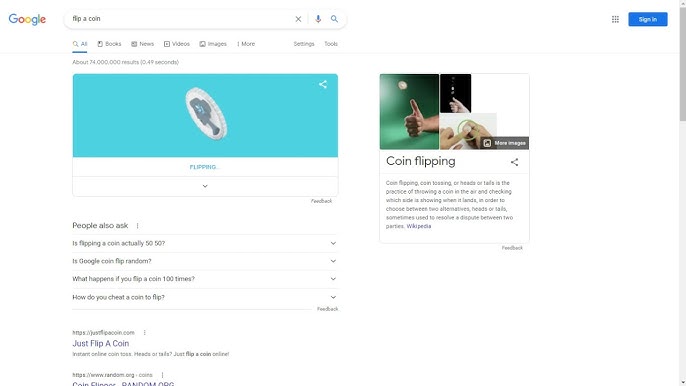 Google Spinner: New Search Easter Egg