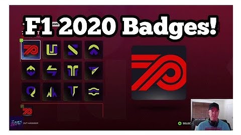 F1 2020 All Badges & Customisation Options Shown