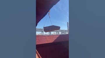 Bulk carrier loading #lifeatsea #deckcadet #lifeofaseafarer #merchantnavy