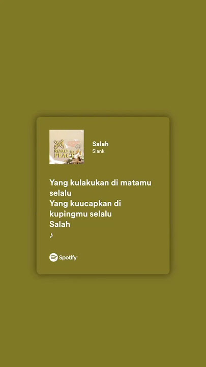 Slank Story WA - Salah - Road to Peace #slanktour #slankrotopeace