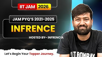Infrence Pyqs 2021 - 2025 ! | IIT Jam 2026