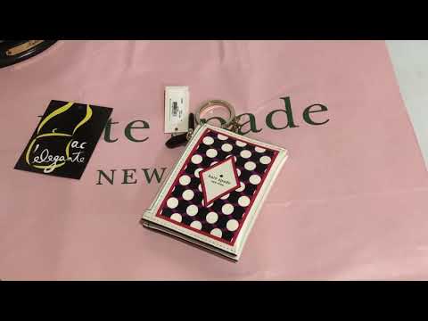 Kate spade deck of cards coin purse bag charm