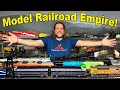 A full tour of my amazing o gauge model train layout