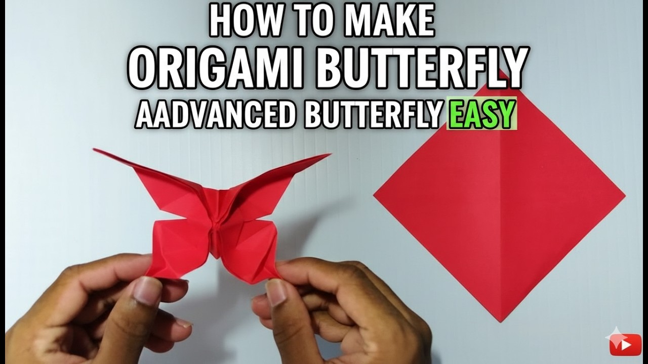 How to make origami butterfly | easy | step by step | paper spark ...