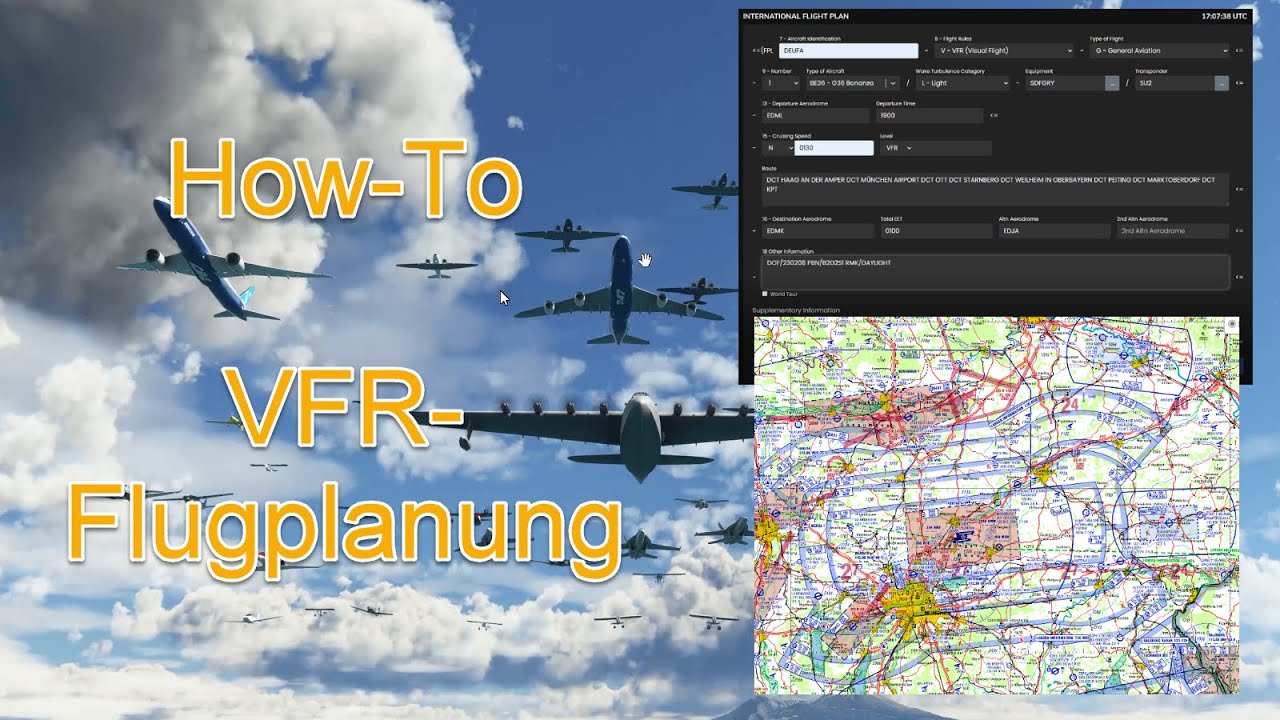 MSFS How-To: VFR-Flugplanung