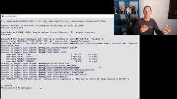 Building an empty schema with DataPump