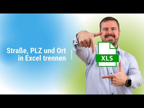Straße, PLZ und Ort aus einer Spalte in Excel trennen und in drei Spalten überführen