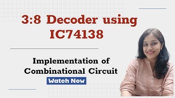 IC 74138 decoder: Implementatie van een combinatieschakeling
