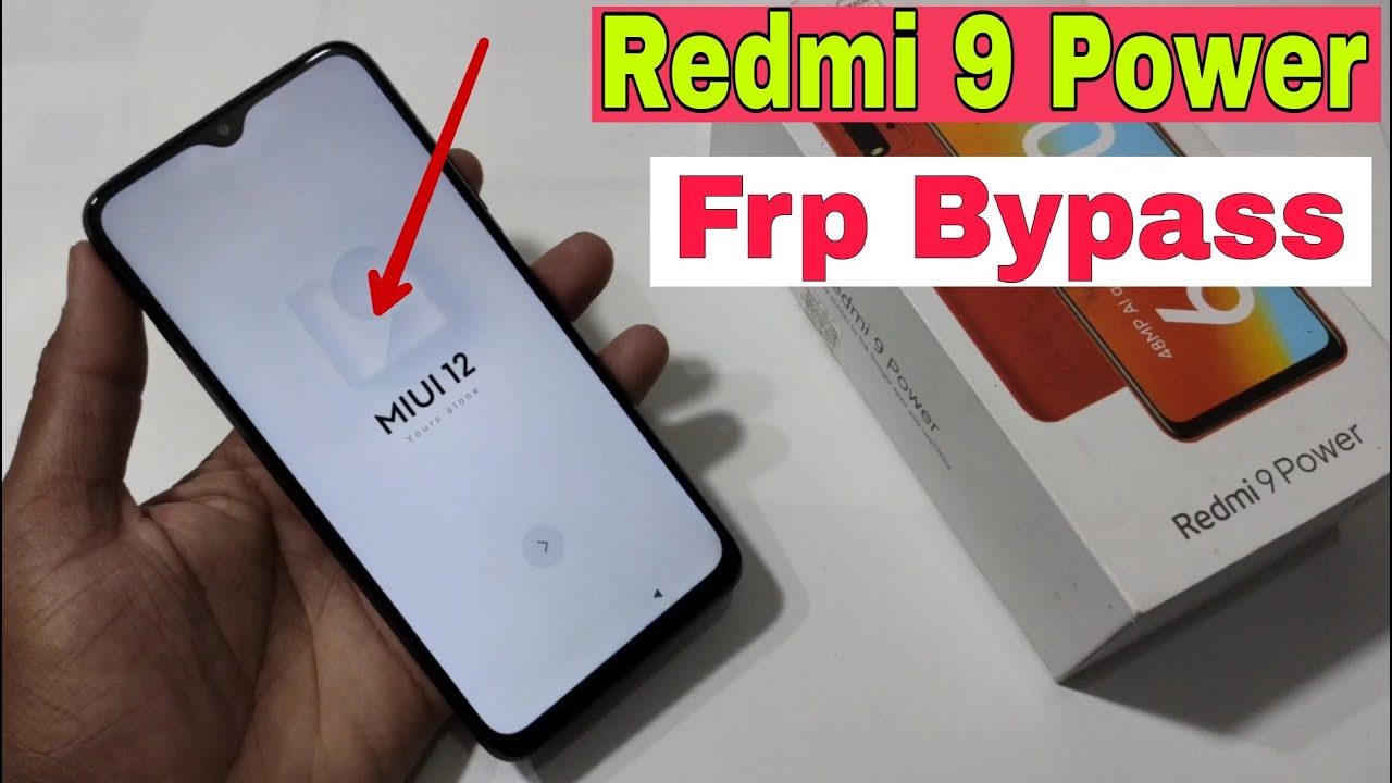 Xiaomi Redmi 9 Frp Bypass