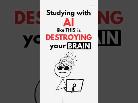 Don't Use AI Tools to Study Like This!  #studytips