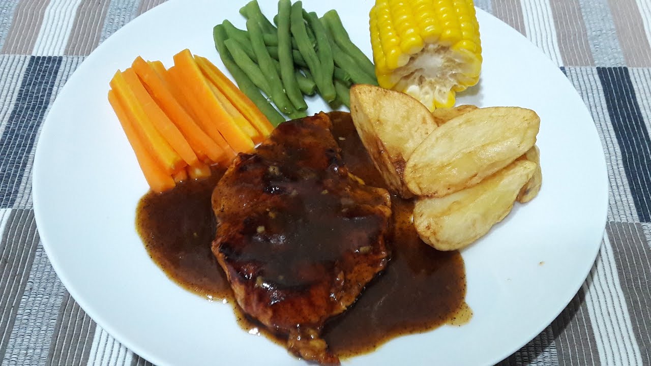 STEAK AYAM STEAK AYAM SAUS LADA HITAM STEAK AYAM TANPA TEPUNG