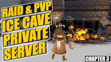 Raiding Ice Cave With 2 Naked Vault - How To Raid Ice Cave Location In Conan : Raid and Pvp Montage