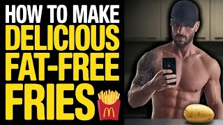 How To Make Delicious, Crispy Fat-Free Fries 🍟