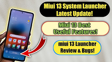 Miui 13 system launcher new update official | miui 13 system launcher top features | #miui13