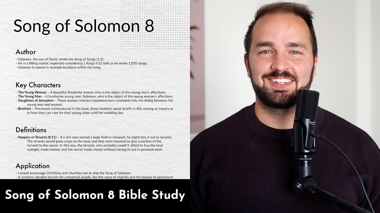 Song of Solomon 8 - Bible Study and Explanation in 5 Minute - YouTube