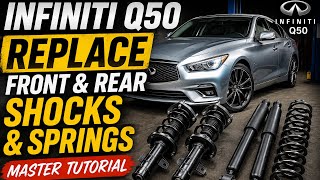 How to replace shocks and springs on Infiniti Q50