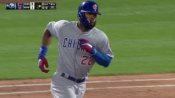 CHC@NYM: Heyward lifts a high two-run jack to right