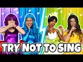 TRY NOT TO SING ALONG SUPER POPS VS. DISNEY BELLE & TIANA. (Can You Not Sing Our Songs?) Totally TV