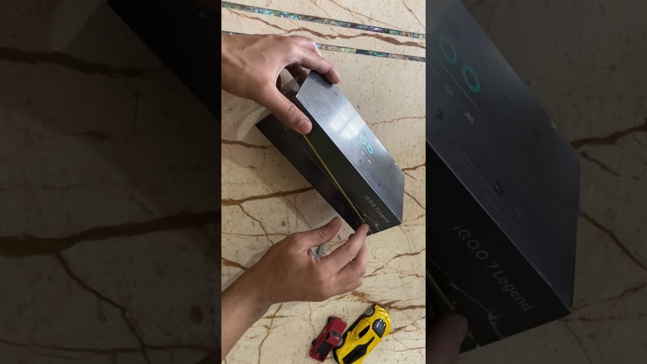 iqoo 7 legend amazon retail unit unboxing and first look
