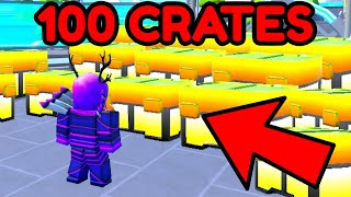 Opening 100 Booster Crates In Toilet Tower Defense..