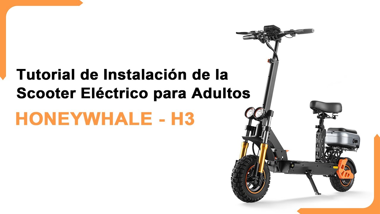 Tutorial de instalación del scooter eléctrico H3 - HONEYWHALE 