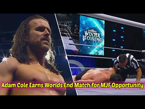 Adam Cole Earns