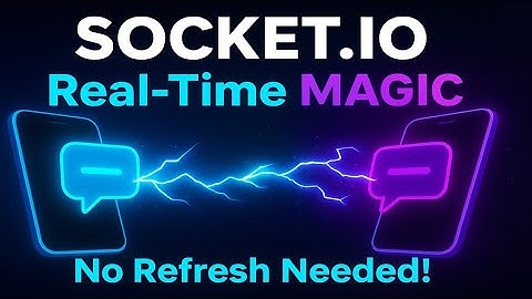 Socket.IO Tutorial 2025 | Build Real-Time Apps with Node.js & React.js