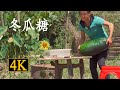 莲姐自制冬瓜糖|These wax gourd candies are homemade【乡村莲姐】@4K