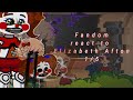 Fandom react to Afton Family / Elizabeth afton 1/5