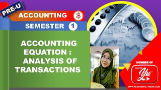 Accounting Equation : Analysis of transactions