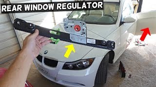 HOW TO REMOVE AND REPLACE REAR WINDOW REGULATOR ON BMW E90 E91