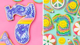 Amazing Tie Dye Cookies! Satisfying Cookie Decorating Compilation by SweetAmbsCookies 2,518 views 2 months ago 12 minutes, 54 seconds
