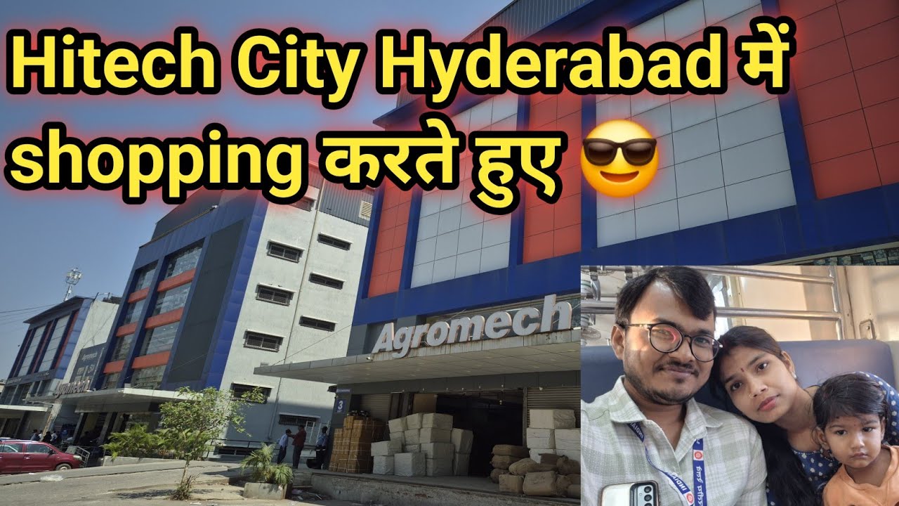Hitech City Hyderabad में shopping करते हुई 😎ये नवाबों का सहर है हम जैसे Middle-class  के लिए नहीं 🥹