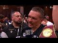 Post-Fight Scenes: Oleksandr Usyk defeats Tyson Fury to become Undisputed Heavyweight Champion 🏆🇺🇦