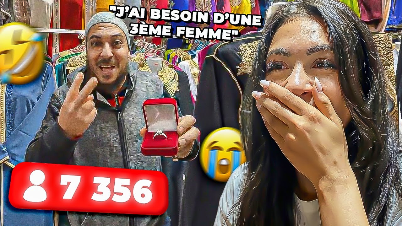 UN MAROCAIN ME DEMANDE EN MARIAGE DANS SA BOUTIQUE AU MAROC💀