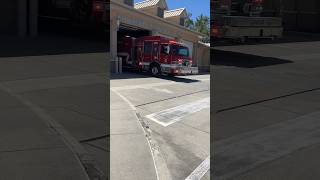 Kissimmee Fire Department Squad 11 responding from station #emergencyresponse #fireengine #florida
