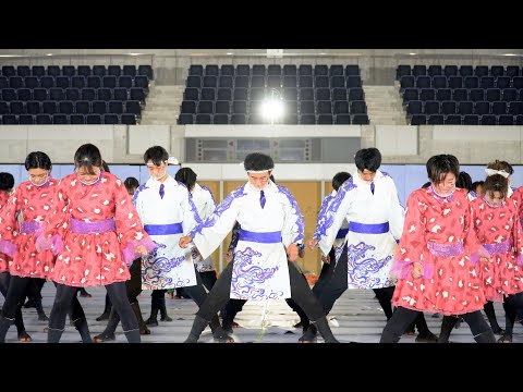 [4K] 近畿大学 洗心 『宝門』 3回生引退演舞 2020年引退式(たられば千新) (中央)