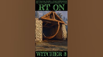 Witcher 3 | Ray tracing ON vs OFF #16 #Witcher3  #raytracing #comparison