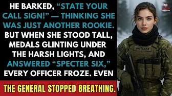 General Demanded Her Call Sign — When She Said “Specter Six,” The Room Went Silent