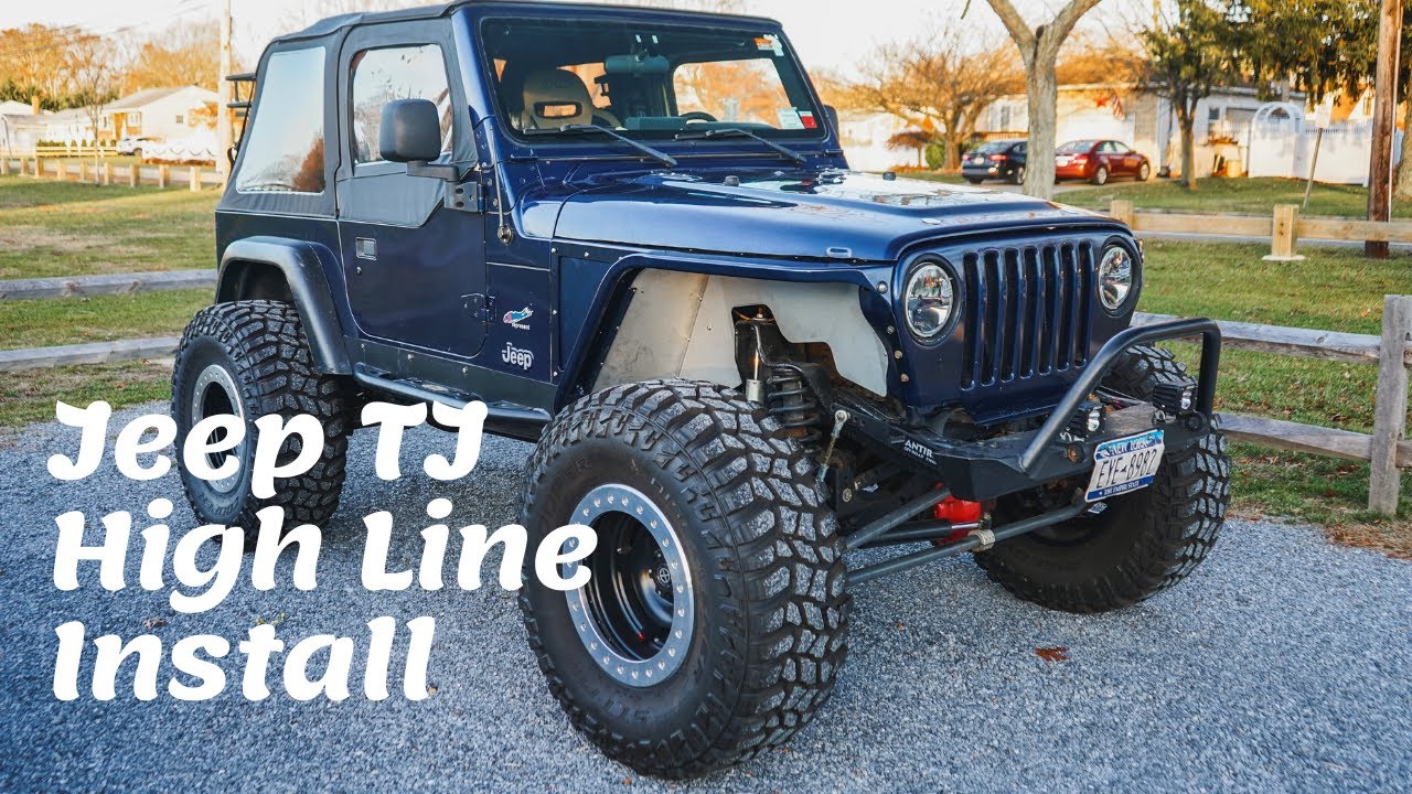 Jeep Tj Highline Fender Install Youtube