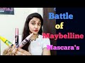 Battle of Maybelline Mascara's - Which one is the best? Lashsensetional vs Colossal vs Hypercurl