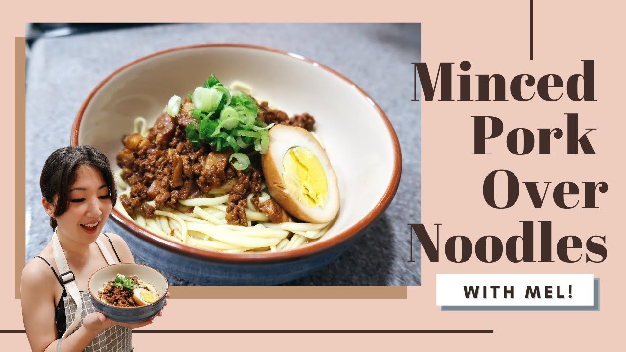 Minced Pork Over Noodles with Mel!//Cooking with ABG YouTube