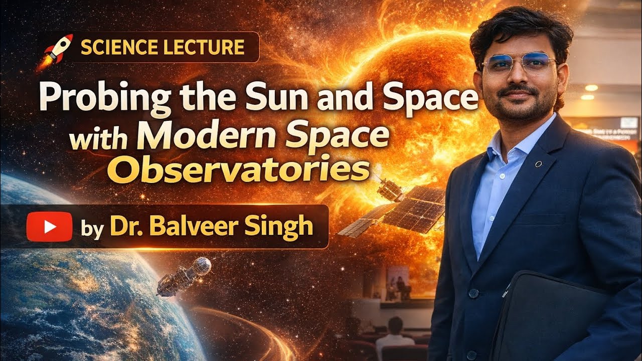 University Me Space Scientist Ka Lecture 🚀 | Sun & Space Science Vlog #vlog #centraluniversity #cusb