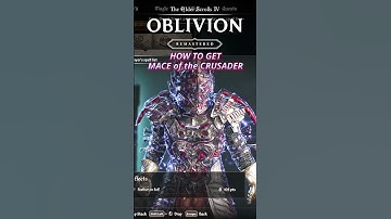 MACE of the CRUSADER PATH🔥OBLIVION REMASTERED #shorts #shortsviral #shortsvideo #oblivionremake #fyp