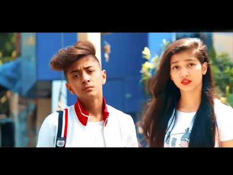 😢 Tu Pyaar Hai Kisi Aur Ka | | Full Video Song | Rahul Aryan | Cute School Couple Video | Earth