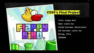 CS50 Python Final Project -- Flappy Bird