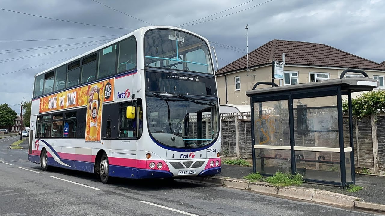 Tired | First Worcester 32644 (KP54 AZG) Route 30 | Hoover - YouTube