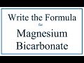 Magnesium Bicarbonate Concepts
