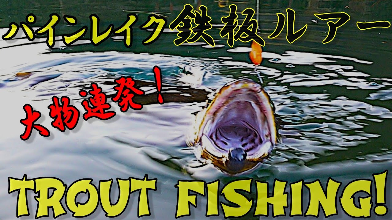 【エリアトラウト】このルアーヤバすぎる！パインレイク攻略！